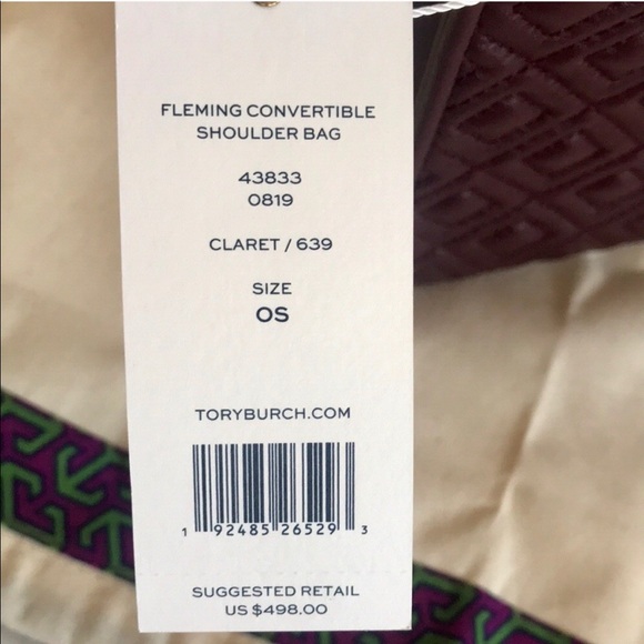 NEW Tory Burch Fleming Large Convertible Bag - Picture 6 of 6